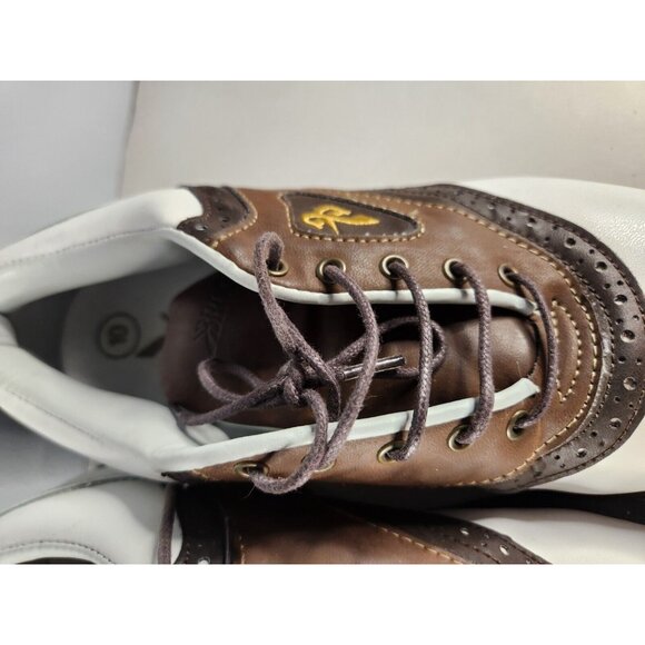 Brooks White And Brown Men Golf Shoe Size 10 Used - Picture 9 of 10
